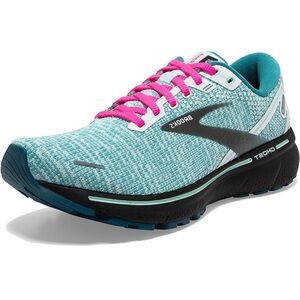 Brooks Women's Teal and Pink Running Shoes